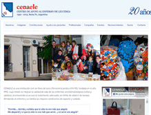 Tablet Screenshot of cenaele.org.ar